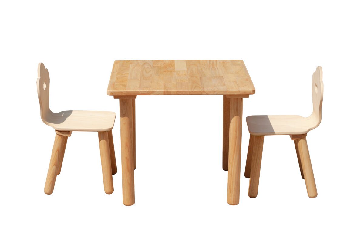 Classic Square Table and 2 Chairs - Image 6