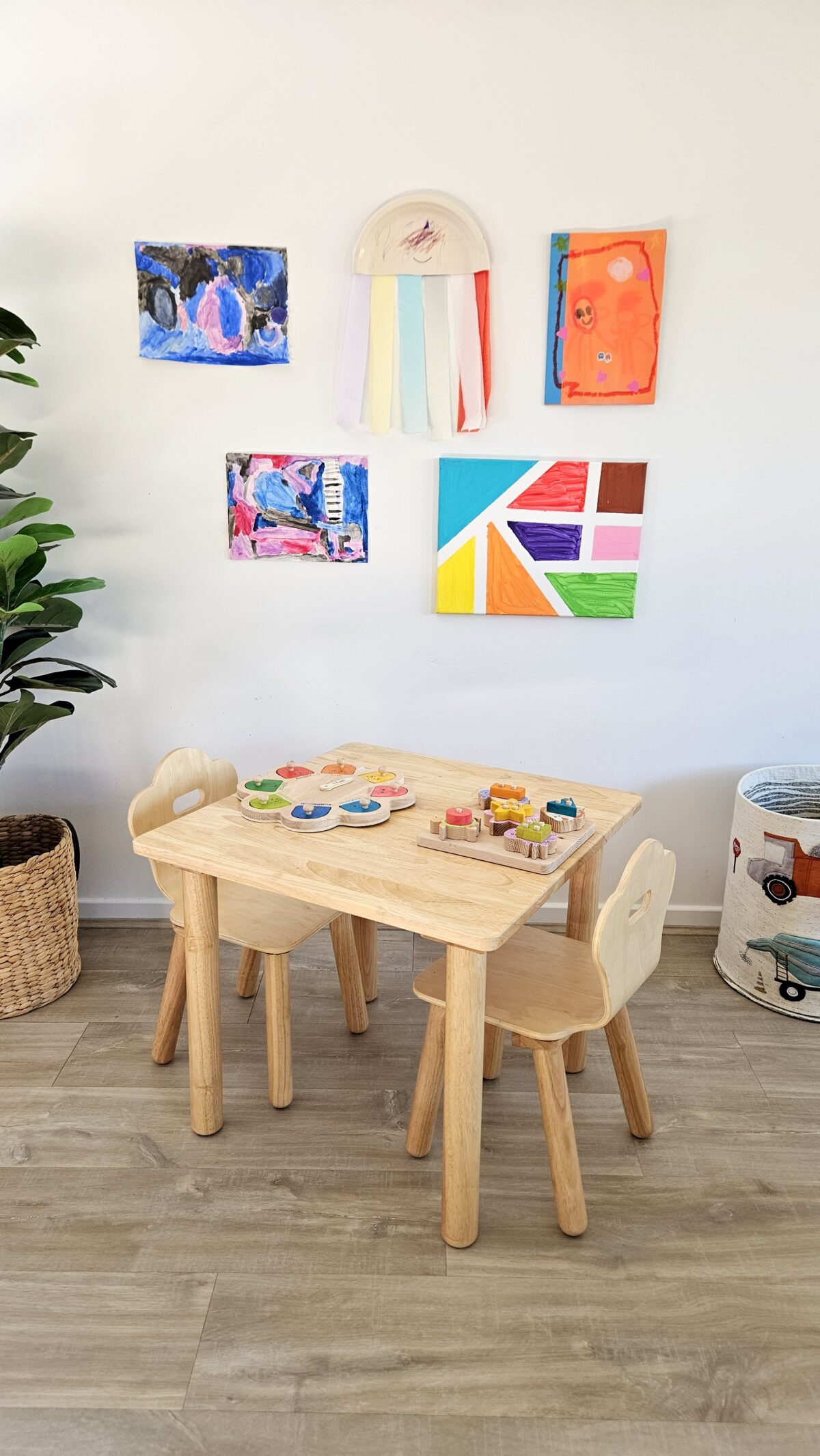 Classic Square Table and 2 Chairs - Image 3