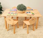 Classic Rectangular Table and 4 Chairs - 1058