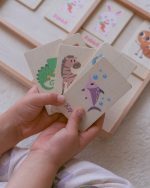 Montessori Tray & Animal Learning Set - Image 2