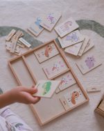 Montessori Tray & Animal Learning Set
