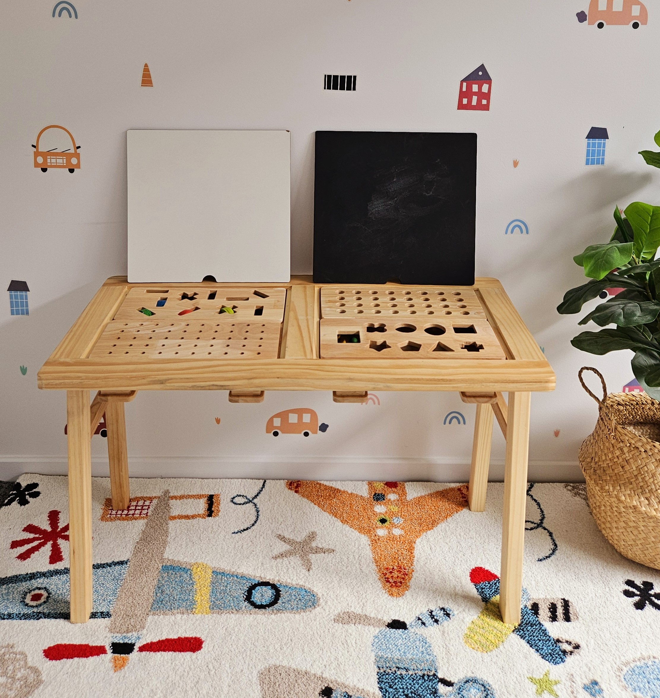 385-tag@madeirasdownunder (91) 4 in 1 Activity Table + Assorted tray inserts - Image 1