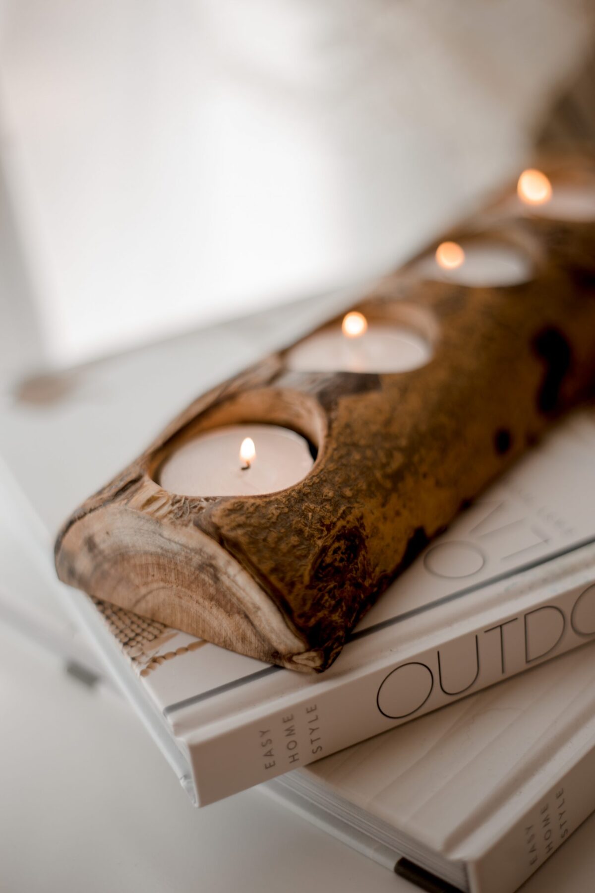 Tree Candle Holder 4 holes (set of 2) - Image 5