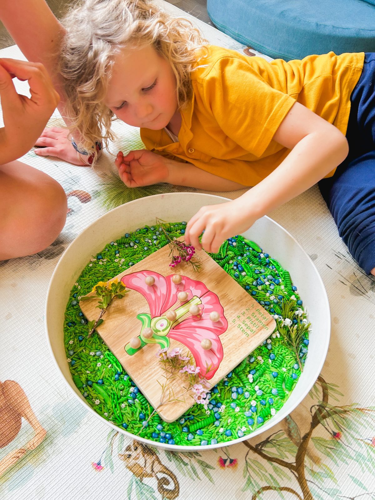 Montessori Parts of a Flower Puzzle - Image 6