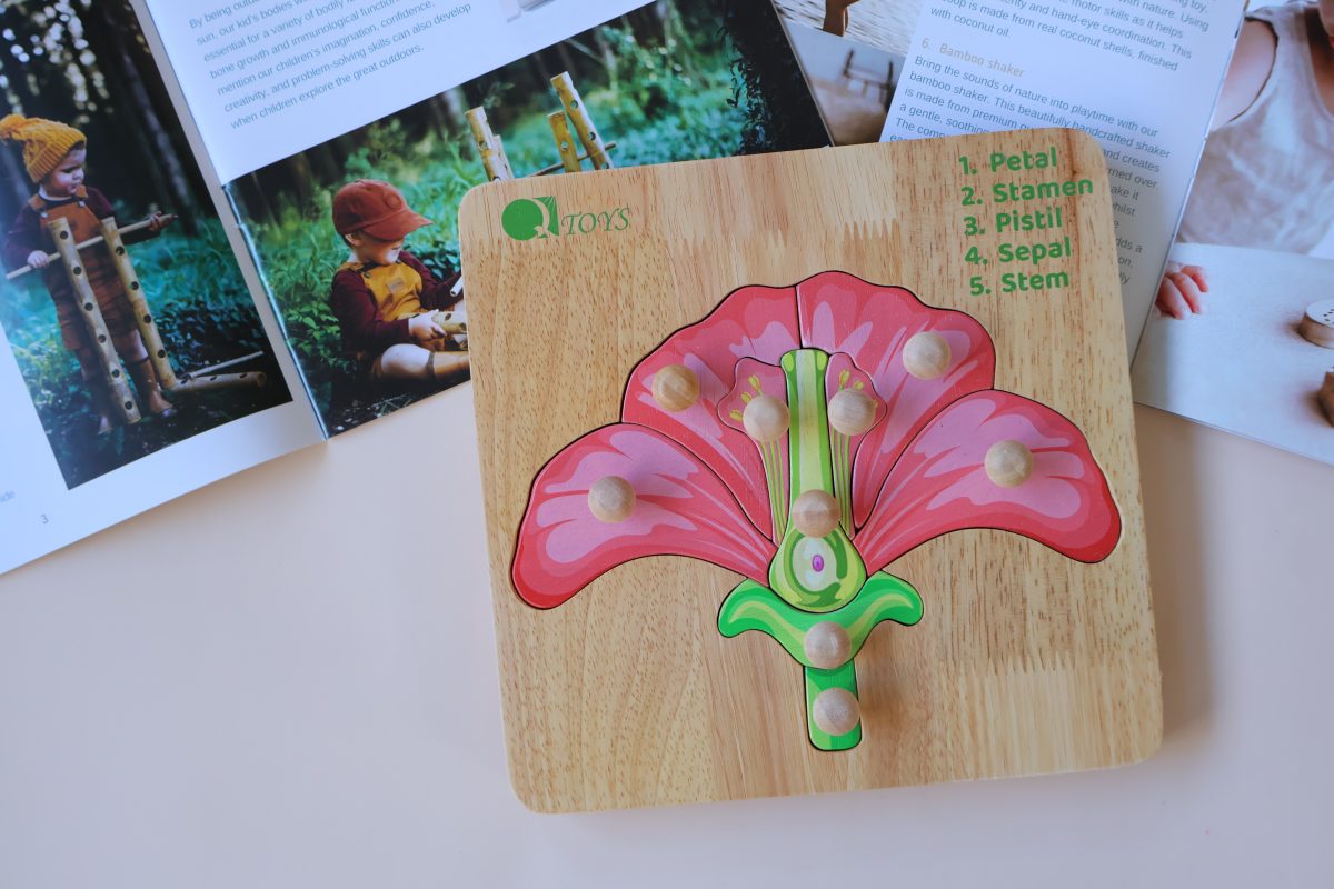 Montessori Parts of a Flower Puzzle - Image 4