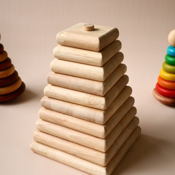 Natural Square Stacker