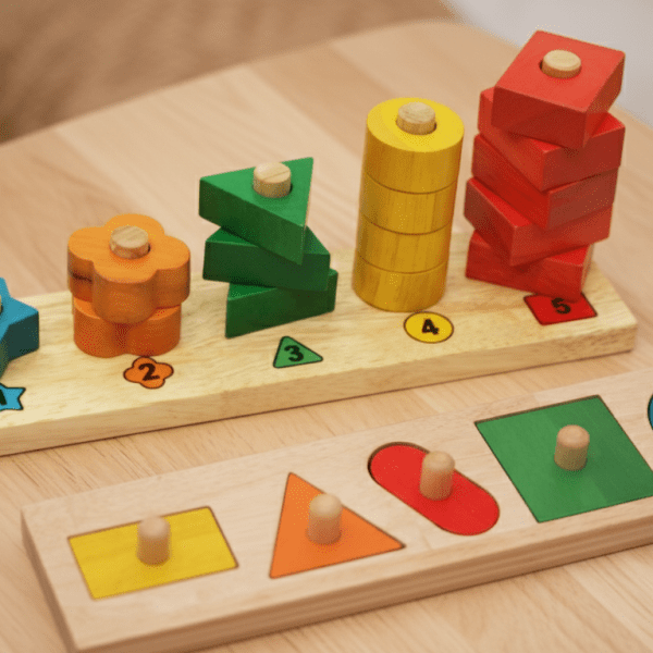 Montessori Shapes Puzzle Bundle