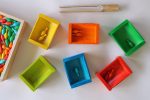 Coloured Bamboo Sorting Container Set - Image 4