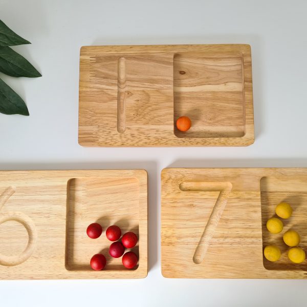 Jumbo Counting Trays + Wooden Balls