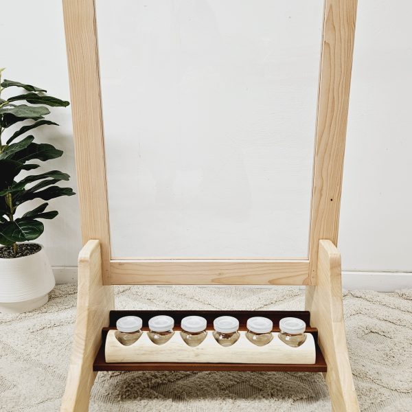 Toddler Perspex Easel + Paint Pot Holder