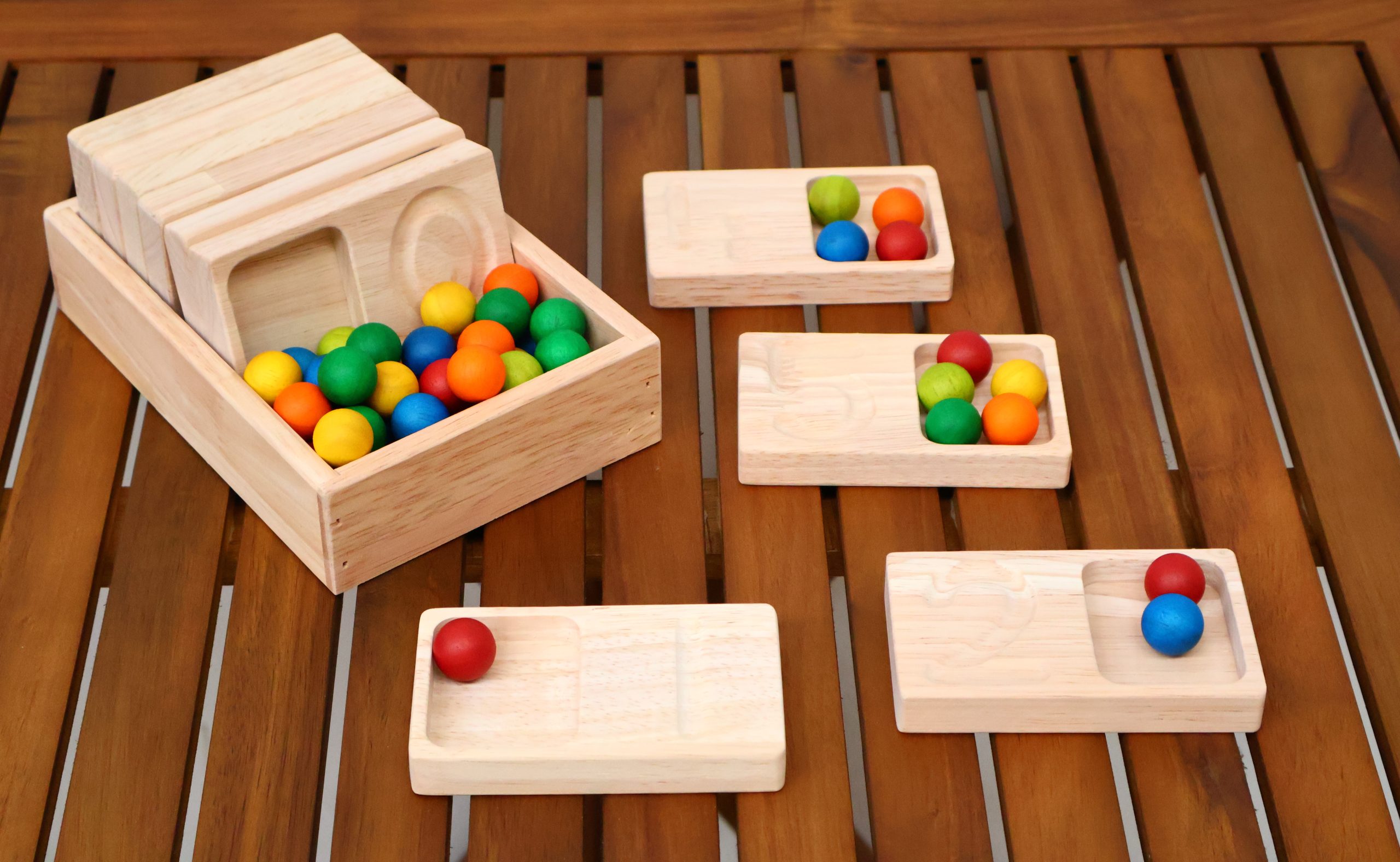 IMG_1546 Writing and Counting Trays + Wooden Balls - Image 1