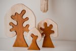 Qtoys Natural Wooden Forest Puzzle Trees set of 3 - Image 4