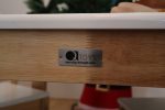 White top timber table - Image 2