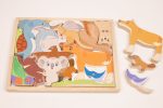 Australian Wildlife puzzle and play set