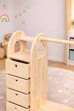 Montessori Wardrobe with Drawers - Image 2
