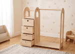 Montessori Wardrobe with Drawers - Image 4