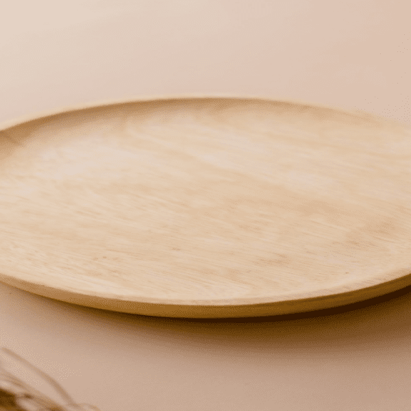 10 inch wooden plate