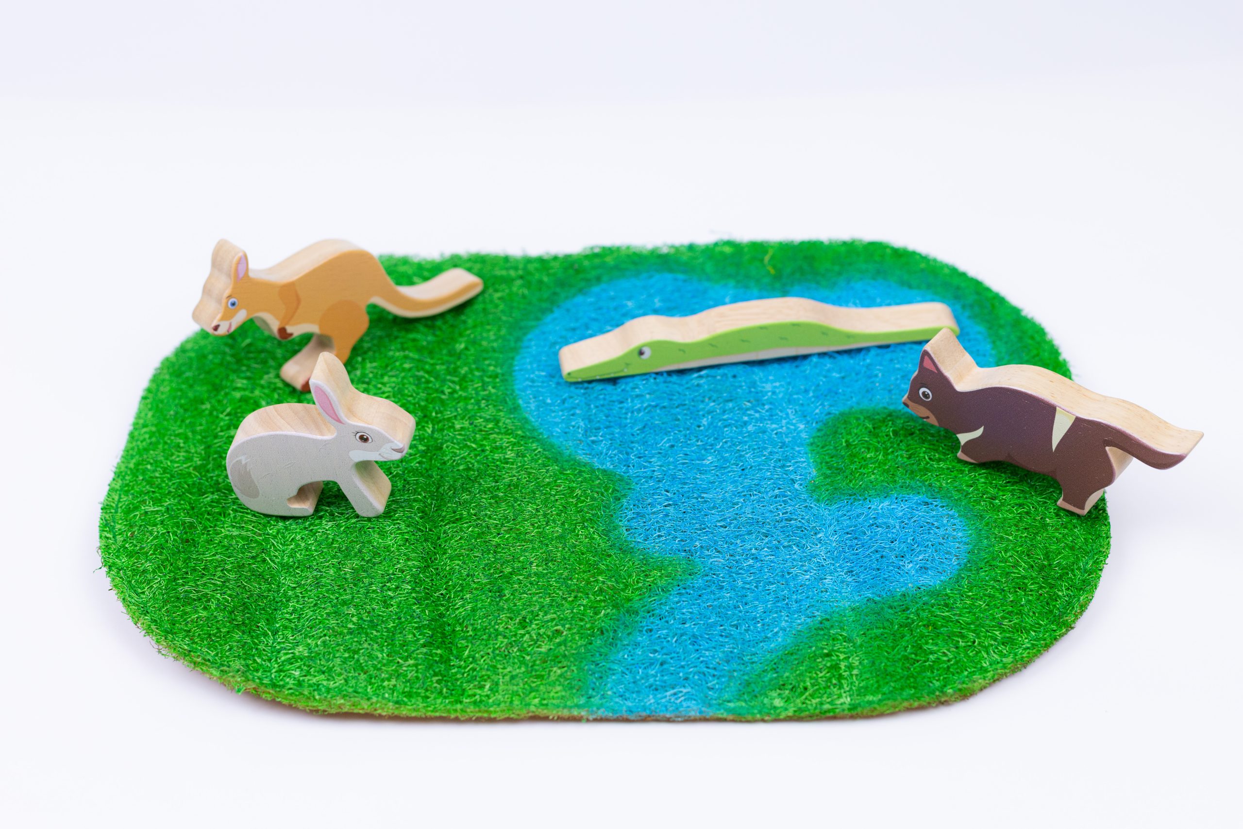 The Elements Layers Loofah Placemats Set of 3 - 810 The Elements Layers Loofah Placemats Set of 3 - 810