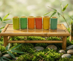 Rainbow Bamboo Sorting Tubes Set of 6-015