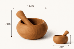 Wooden Pestle and Mortar - Image 4