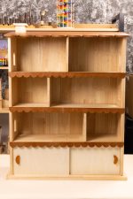 Cottage dollhouse bookshelf