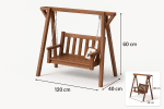 Maculata Kids Outdoor Garden Swing - Image 4
